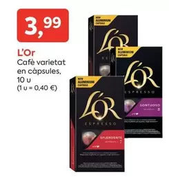 l'or - Café Varietat En Cápsules