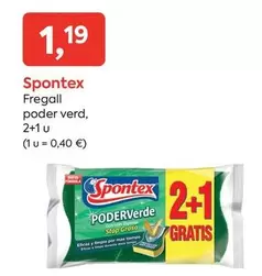 Spontex - Fregall Poder Verd