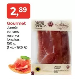 Gourmet - Jamón Serrano Reserva Lonchas