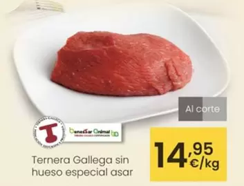Ternera Gallega Sin Hueso Especial Asar
