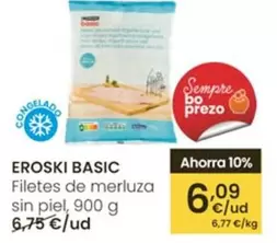 Eroski Basic - Filetes De Merluza Sin Piel