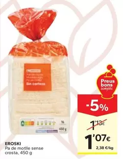 Eroski - Pa De Motlle Sense Crosta