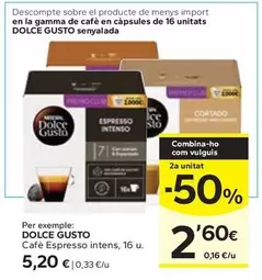 Dolce Gusto - Cafè Espresso Intens