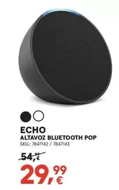 Echo - Altavoz Bluetooth Pop