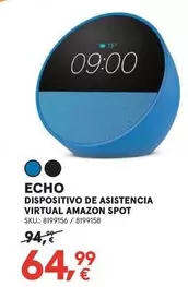 Echo - Dispositivo De Asistencia Virtual Amazon Spot