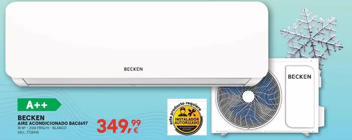 Becken -  Aire Acondicionador BAC8697