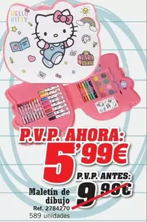 Hello Kitty - Maletin De Dibujo