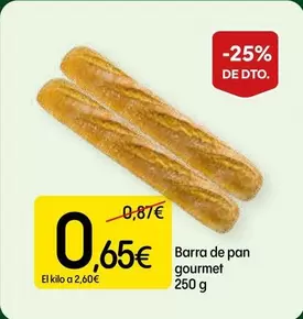 Barra De Pan Gourmet 