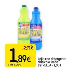 Estrella - Leija Con Detergente Clasica O Limón