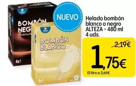 Alteza - Helado Bombon Blanco O Negro