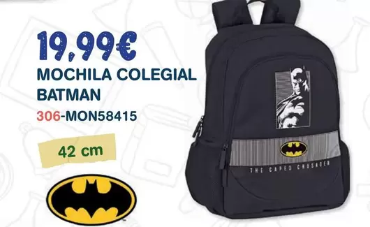 Batman - Mochila Colegial