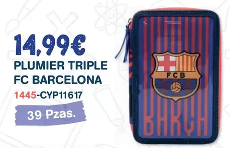 Plumier Triple Fc Barcelona