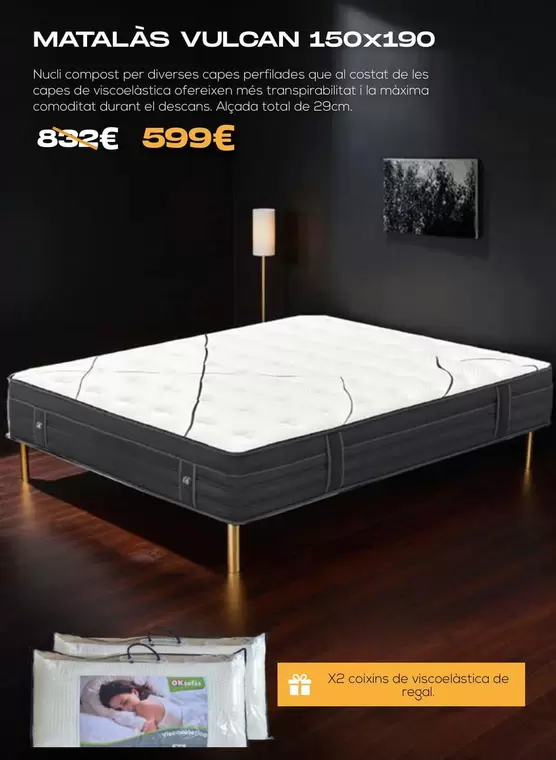 Matalàs Vulcan 150x190