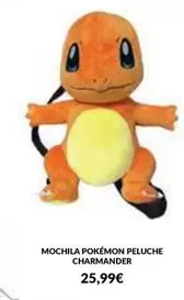 Pokemon - Mochila Peluche Charmander