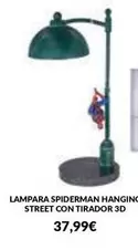 Spiderman - Lampara Handing Street Con Tirador 3d
