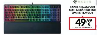 razer - Organiza V3 X Semi-mecanico Rgb Spanish Layout