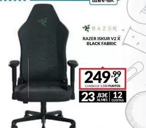 razer - Razer Isburg V2 X Black Fabric