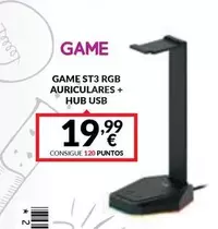 Game St3 Rgb Auriculares + Hub Usb