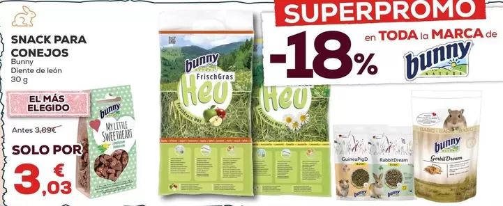 Bunny - Snack Para Conejos
