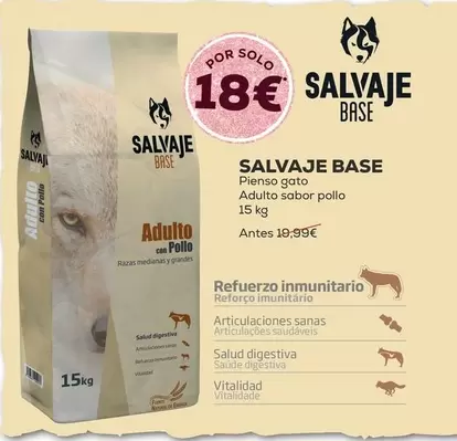 Salvaje Base - Pienso Perro