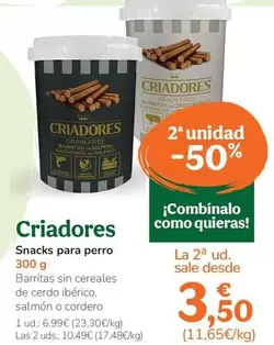 Criadores - Snacks Para Perro