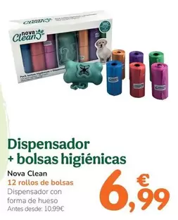 Nova Clean - Dispensador + Bolsas Higiénicas