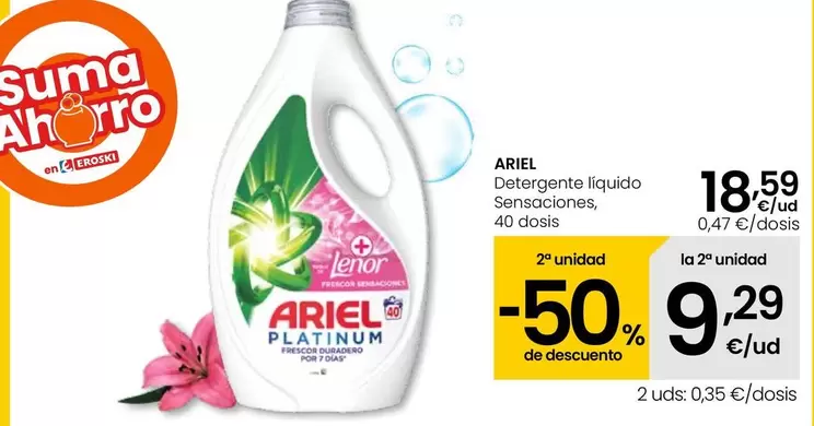 Ariel - Detergente Líquido Sensaciones