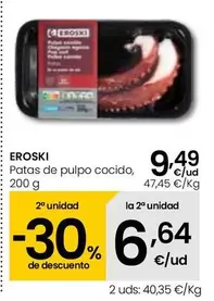 Eroski - Patas De Pulpo Cocido