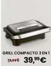 Tefal - Grill Compacto 3 En 1