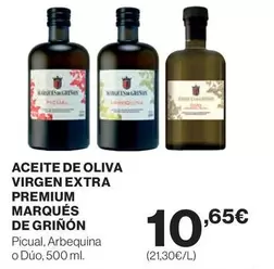 Marqués de Griñon - Aceite De Oliva Virgen Extra Premium