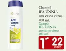 Ifa Unnia - Champú Anticaspa Citrus
