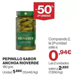 Rioverde - Pepinillo Sabor Anchoa