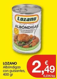 Lozano - Albóndigas Con Guisantes