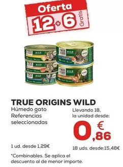 True Origins - Wild Húmedo Gato