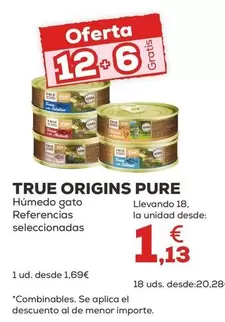 True Origins - Pure Humedo Gato Referencias Seleccionadas