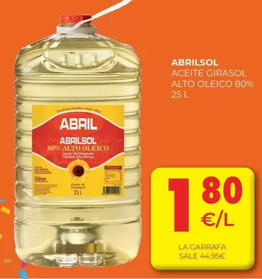 Abril - Aceite Girasol Alto Oleico 80%