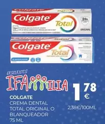 Colgate - Crema Dental Total Original O Blanqueador