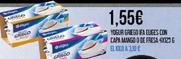Ifa Eliges - Yogur Griego Con Capa Mango O De Fresa