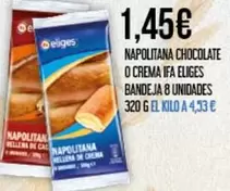 eliges - Napolitana Chocolate O Crema Ifa Bandeja