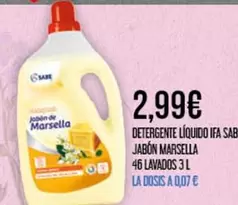 Sabe - Detergente Líquido Ifa Jabón Marsella