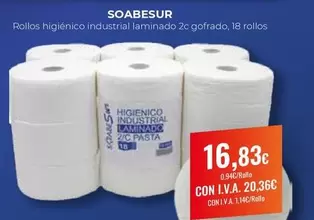 Soabesur - Rollos Higienico Industrial Laminado
