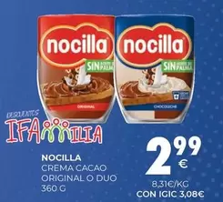 Nocilla - Crema Cacao Original O Duo