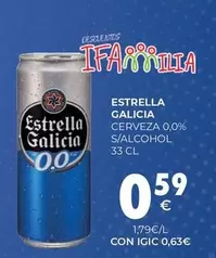 Estrella Galicia - Cerveza 0.0% S/alcohol