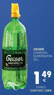 Geiser - Gaseosa Supersifon