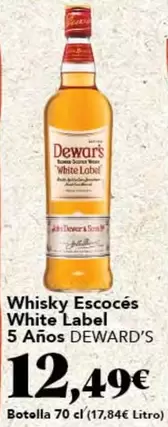 Dewar's - Whisky Escoces White Label 5 Anos