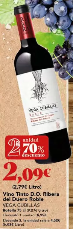 Vega - Vino Tinto D.o. Ribera Del Duero Roble