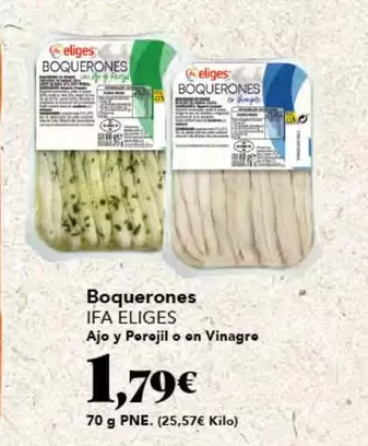 Ifa Eliges - Boquerones