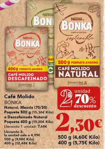 Bonka - Café Molido Natural