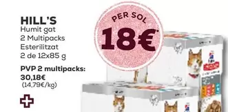 Hill's - Humedo Gato 2 Multipacks Esterilizado
