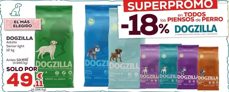Dogzilla - Adulto Senior Light 